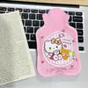 Nueva Botella de Agua Caliente de Relleno de Agua con Flocado de Gato Lindo Calentador de Manos de Dibujos Animados para Estudiantes para Llevar en Clase Calentador de Vientre de Dibujos Animados