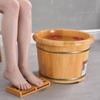 Cubeta para Baño de Pies de Madera Maciza de Cedro Cubeta de Madera Espesa para Baño de Pies en Casa Aislamiento Térmico Fabricante de Cubeta de Madera para Baño de Pies Venta al por Mayor