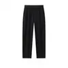 Calça Casual Reta Simples Nova para Homens no Início do Outono Calça Longa de Luxo Leve Sensação de Alto Padrão de Espinha de Peixe para Negócios Luxo Leve Bonito Malandro