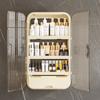 Estante de Almacenamiento de Pared para Baño Baño Sin Perforaciones Lavabo Montado en la Pared Baño Impermeable Gabinete de Almacenamiento de Cosméticos