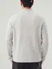 Sudadera con capucha y media cremallera de gofre An Yang para hombre 2026 Otoño Nuevo Estilo Holgada para el Trabajo Casual Cuello Alto Top