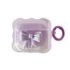 Ins Lazo Morado para Apple airpodspro2 Estuche Protector de Onda Estacionaria 3ra Generación Cubierta para Audífonos