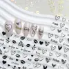 Nuevos Pegatinas para Uñas Serie San Valentín Labios Sexys Amor Rosa Calcomanías para Uñas en Inglés Decoración de Uñas Portátil