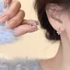Brincos Modernos e Únicos com Toque de Luxo, Brincos Pequenos e Elegantes de Zircônia para Mulheres