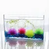 Acessórios para aquário, decorações de ouriço-do-mar para aquário, corais coloridos, corais moles, bolas artificiais de ouriço-do-mar para decoração de paisagem de aquário
