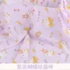 Tecido de Algodão e Seda Algodão Artificial Tecido Fresco Respirável para Bebê Menina Tecido de Seda Estilo Algodão Pijama Infantil Branco