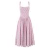Roupa Feminina de Comércio Exterior Verão 2025 Estilo Europeu e Americano Renda com Emenda Alça Traseira Vestido Suspensor de Cintura para Mulheres C27559