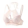 Chica Moderna # Ropa Interior de Cuello Halter para Niñas, Linda, Senos Pequeños, Delgada, Sexy, Sin Varillas, Sujetador Cómodo para Niñas