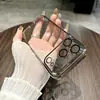 Polvo de Brillo de PC Electrochapado Adecuado para Funda de Teléfono iPhone 18 Pro Max, Funda Protectora Dura de Cobertura Total Ultra-Delgada Anti-Caídas para Apple 17