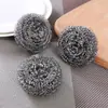 20 Esponjas de Aço para Limpeza Doméstica, Esfregões de Aço Inoxidável para Panelas, Escovas de Aço, Bolas de Aço para Cozinha, Ferramentas de Lavar Louça e Limpar Panelas