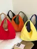 Bolsa grande de cor sólida, elegante e casual, para mulheres, novo estilo 2026, bolsa de ombro, bolsa tote para o dia a dia, bolsa de ombro da moda