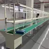 Bancada de Montagem Personalizada para Linha de Produção, Pequena Esteira Transportadora de Cabos de Dados, Equipamento Automatizado, Linha de Produção Eletrônica com Luzes