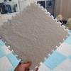 Tapetes de Piso Patchwork Estilo Minimalista Cor Sólida, Atacado Transfronteiriço, Tapetes de Piso de Cobertura Total Grande Área, Capachos Mistos Resistentes a Manchas de Cobertura Total Domésticos