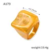 Anillo de Acero de Titanio con Huella Dactilar de Venta Caliente Transfronteriza Europea y Americana para Mujeres, Anillo Versátil y de Estilo Genial, Nuevo Modelo de Moda, Venta Directa de Fábrica