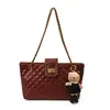 Bolsa de Gran Capacidad con Bordado de Diamantes para Mujer 2025 Nueva Moda Bolso de Hombro con Cadena Versátil Bolso Bandolera para Viajes Cotidianos Bolso Tote