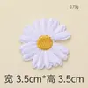 Exquisitos e Versáteis DIY Decorativos Coloridos Margarida Coração de Pêssego Bordado em Computador Adesivos de Tecido Patch Adesivos para Roupas Bolsas Venda por Atacado