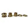 Conector Reductor de Latón Sólido de 1/2 Pulgada Doble Rosca Exterior a 3/4 Pulgada 1 Pulgada para Tubería de Agua, Tubería de Aceite, Tubería de Gas, Accesorios de Conectores de Ferretería