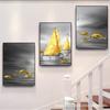 Escada duplex pintura decorativa corredor minimalista moderno pintura tripla suspensa entrada da sala de estar corredor corredor mural de parede