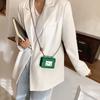 Bolsa popular deste ano 2022 nova bolsa bolsa transversal feminina versátil corrente ins bolsa de ombro mini boca envelope vermelho