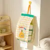 Bolsa de pañuelos colgante de rejilla Organizador de pañuelos de pared Bolsa colgante de almacenamiento de pañuelos de tela a cuadros Bolsas de almacenamiento Su Se