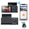 Grabadora de Conducción de Fábrica con Tres Grabaciones HD Visión Nocturna Wifi Doble Lente Cableado sin Instalación Grabadora de Coche Personalización