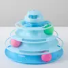 Juguete Giratorio para Gatos al por Mayor Transfronterizo, Juguete de Pelota en Pista para Autoplacer y Alivio del Aburrimiento de Gatos, Artefacto para Provocar Gatos, Palo para Provocar Gatos, Suministros para Mascotas