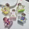 Acessórios de resina luminosos para DIY garrafa dos desejos estrela gel de creme presilha de cabelo capa de celular fivela de sapato chaveiro pingente
