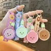 Lindo Llavero Colgante de Raqueta de Tenis, Encanto de Bolso Moderno y Adorable, Llavero de Coche, Pequeño Regalo al por Mayor