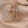 Novo broche estilo antigo de alta qualidade ins para mulheres estilo chinês leque borla pino de terno placket de pressão cheongsam corsage atacado