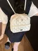 Mochila Acolchoada Estilo Chanel Transfronteiriça para Mulheres 2026 Nova Tendência Moda Bolsa Tote Mochila de Grande Capacidade Maleta