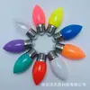Lámpara de vela de color burbuja LED de material PC linterna de burbuja E27 colorida integrada