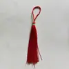Fabricante de borlas de nudo chino al por mayor de joyería hecha a mano, accesorios colgantes hechos a mano de nudo chino con borla de 15 cm.