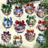 Juego de Decoraciones Navideñas Acrílicas Estilo Bohemio para Decoración de Ventanas del Hogar - Perfecto para Fiestas y Regalos