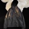 Chaqueta tres en uno estilo americano para hombre, marca de moda de primavera, otoño e invierno, ropa de montañismo a prueba de viento para exteriores, chaqueta funcional para parejas