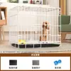 Gaiola para cachorro Teddy cães pequenos, gaiola de metal dobrável para animais de estimação interna, gaiola protetora especializada para carro para gatos e cães, cercadinho para animais de estimação