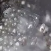 Adesivos para Manicure Tomoni Shell Light Inverno Natal Gelo Adesivos Transparentes para Unha Suéter Floco de Neve Adesivos Auxiliares para Manicure