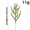 Plantas artificiales, varios tipos de agujas de pino, decoraciones de Navidad, accesorios para plantas, guirnaldas decorativas navideñas, plantas verdes artificiales de plástico