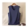 Chaleco térmico liso Taobao de doble cara cepillado muy cómodo de terciopelo sin costuras para hombre con forro polar chaleco de invierno prenda interior base sin mangas