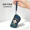 Estuche de Silicona para Gafas Nuevo Producto Transfronterizo Portátil Moda DIY Estuche Protector para Gafas de Sol Bolsa Colgante Bolsita para Gafas