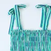 Bestseller Transfronterizo de AliExpress 2026 Primavera Nuevo Vestido Midi sin Mangas a Rayas para Mujer 2587155