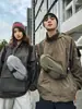 Bolso Cruzado Versátil para Calle Transfronterizo Bolso de Hombro Impermeable Bolso de Pecho para Estudiante Bolso Pequeño de Moda Unisex Bolso de Cintura Deportivo Japonés