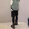 Botines Gruesos de Nuevo Estilo 2024 para Mujer, Botas Martin de Estilo Británico con Hebilla Única sin Cordones, Botas Vaqueras Retro, Modernos