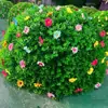 Decoraciones de Cubierta para Plantas Verdes de Exterior, Bolas Artificiales de Plantas Verdes, Decoraciones de Eucalipto, Bolas de Hierba de Milán