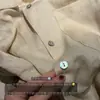 ¡Muy recomendable! Camisa de lino color albaricoque estilo "old money" para mujer, nueva colección de otoño, camisa casual de manga larga relajada y cómoda