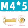 Tornillos de Cabeza Semiredonda Hexagonal de Latón Din7380 Tornillos de Cabeza Redonda tipo Copa Champiñón de Cobre M3M4M5M6M8M10
