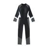 Traje de Baño Unido para Mujer Pantalones de Manga Larga Envoltura de Cuerpo Completo Protección Solar Cubre Vientre Adelgazante Conservador Profesional Entrenamiento Traje de Buceo