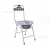 Silla de Commode Plegable para el Hogar Compacta Portátil Móvil Inodoro Silla de Commode para Persona Mayor Discapacitada Silla de Inodoro para Mujer Embarazada