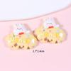Accesorios de joyería de resina con dibujos de animales, dulces, crema, pegamento, pegatina para nevera, horquilla, cuerda para la cabeza, funda para teléfono móvil, ropa