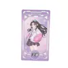 Cartão Transparente Acrílico Laser Personalizável Suporte Periférico Estrela Cartão Pequeno Transparente Cabine de Fotos de Personagem de Anime Bidimensional Cartão Transparente