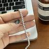 Collar de perlas sencillo de estilo francés para mujer, diseño de nicho, temperamento de alta gama, combinable con todo, estilo frío, cadena de clavícula, collar tipo suéter.